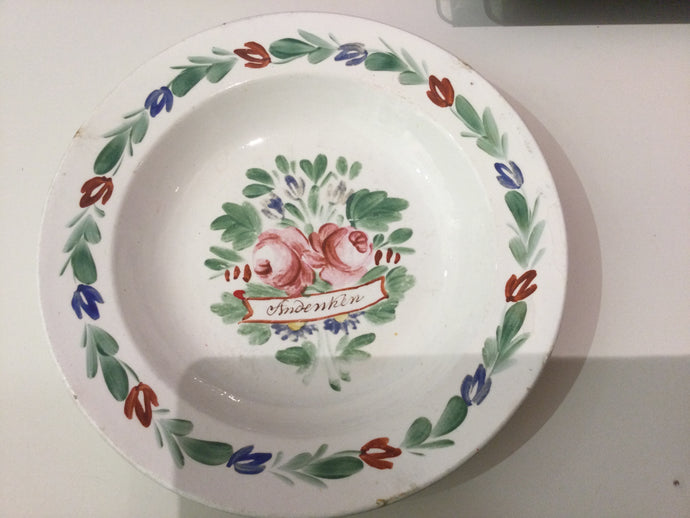 VINTAGE PLATE HAND PAINTED