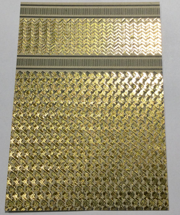 Postcard Ghutra gold on kraft