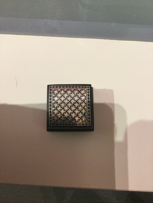 BIDRI SILVER INLAY METAL SMALL SQ.