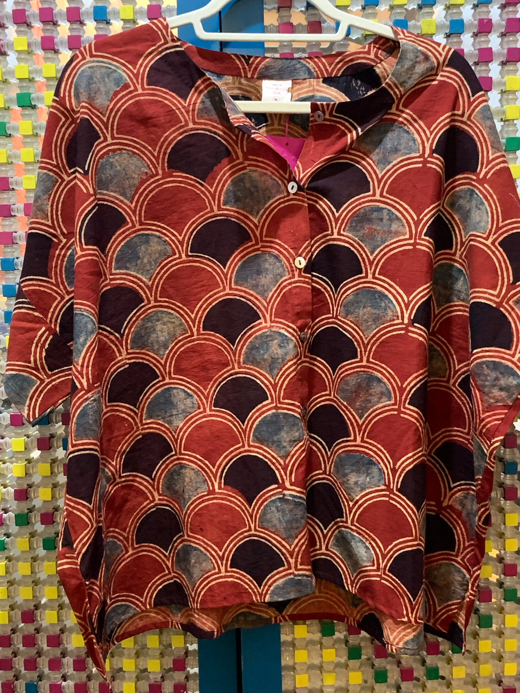 AJRAKH COTTON BOX TOP