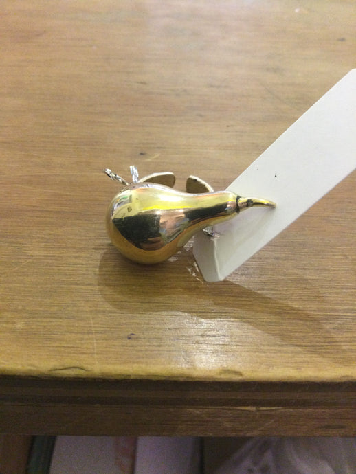 Brass ring Z 2.5x3.5x2.7 cm