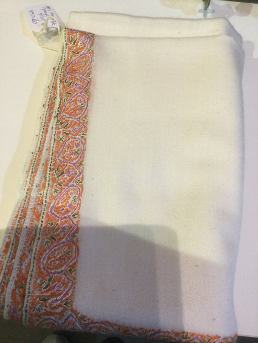 Offwhite jaali shawl