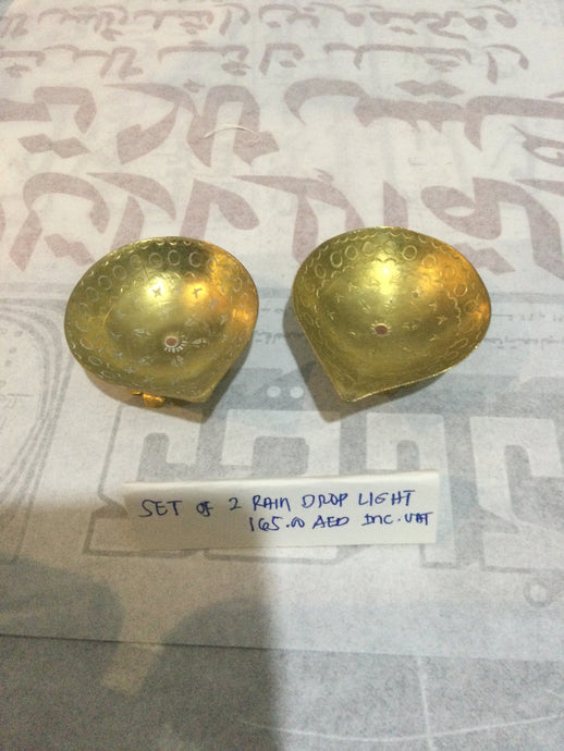 Set of 2 rain drop light