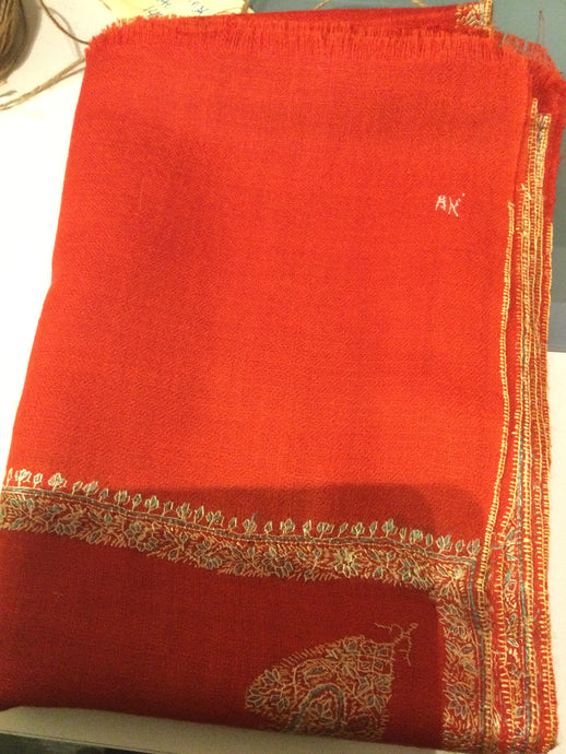 PASHMINA stole orange ( baildar )