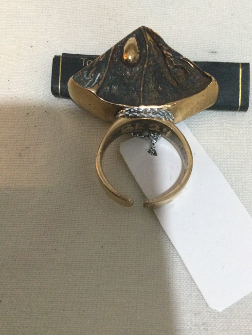 Bronze ring 1x3.5x4cm M