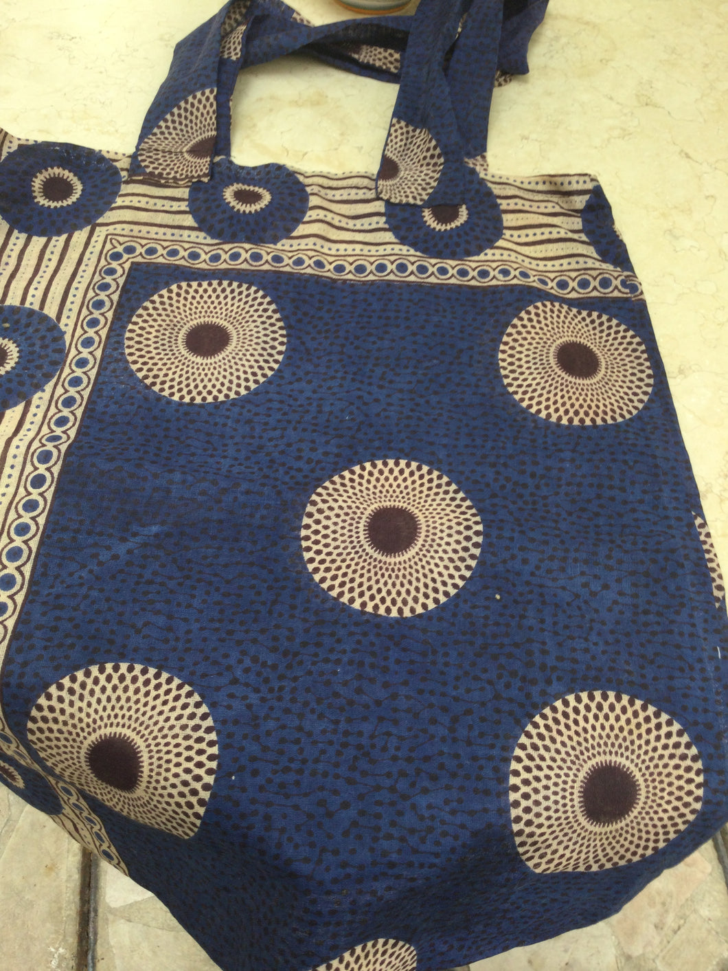 BLUE TOTE BAG