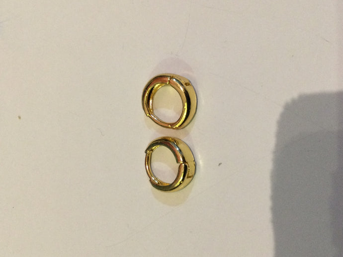 Creola plated earrings