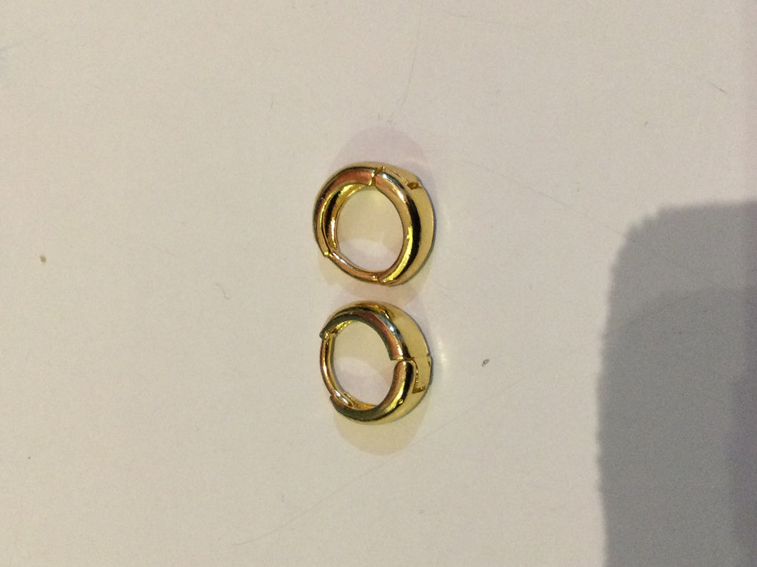 Creola plated earrings