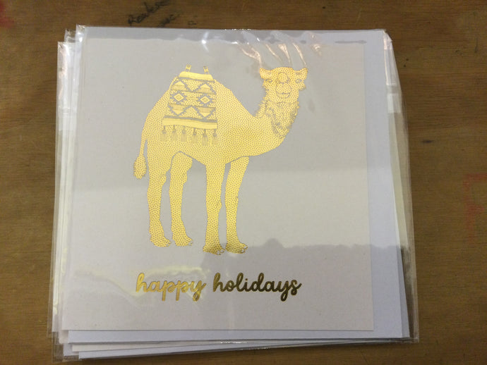 Greeting card happy holidays