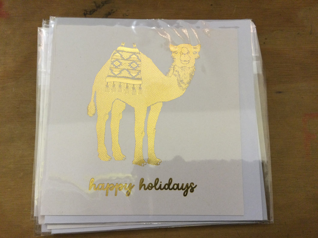 Greeting card happy holidays