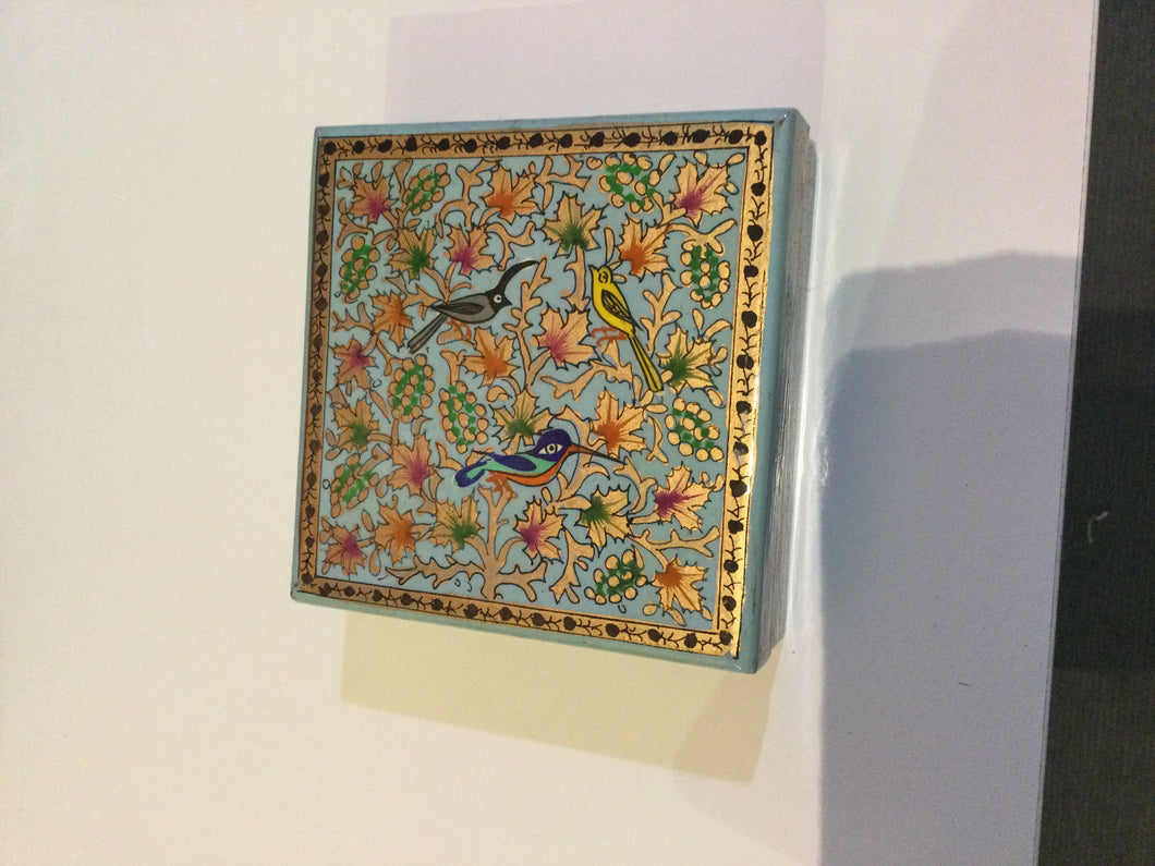 Kashmiri coaster with box