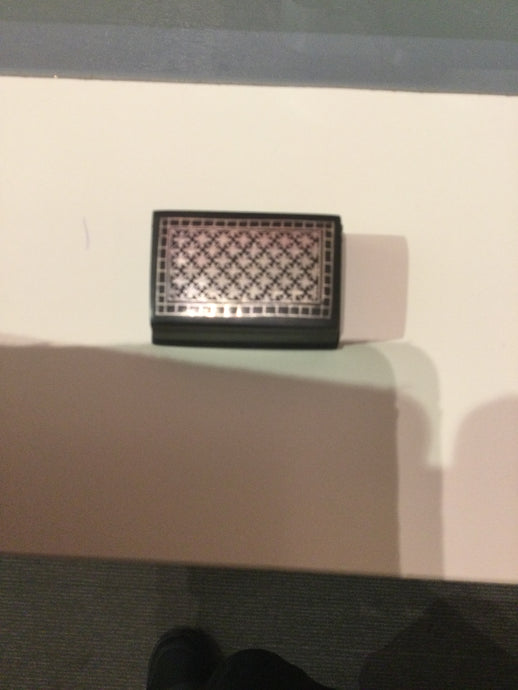 BIDRI SILVER METAL SMALL RECTANGULAR