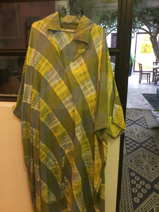 Silk cotton hand dyed