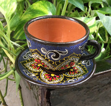 Set tea coffee with royal painting Uzbekistan