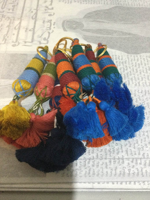 Colored key holder