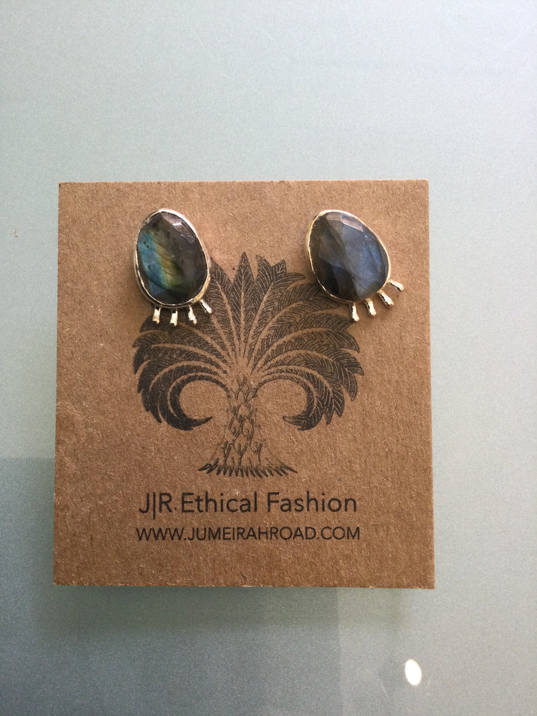 Labradorite earrings