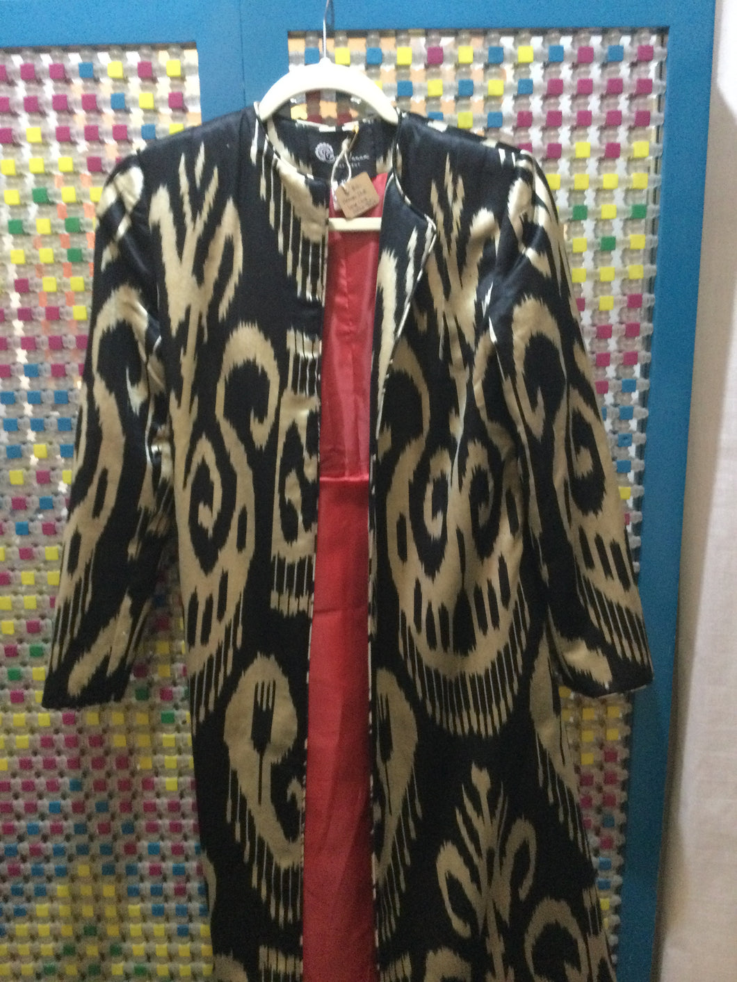 Bibi hanum ikat long coat