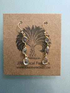 Herkimer earrings