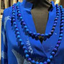 HANDCRAFT WRAPPED SILK BEAD NECKLACE