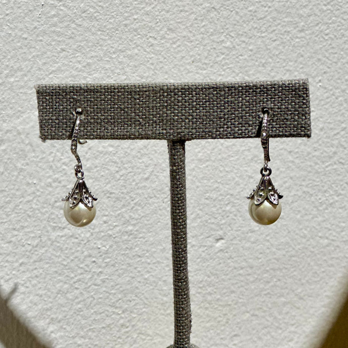 Faux Pearl Earrings