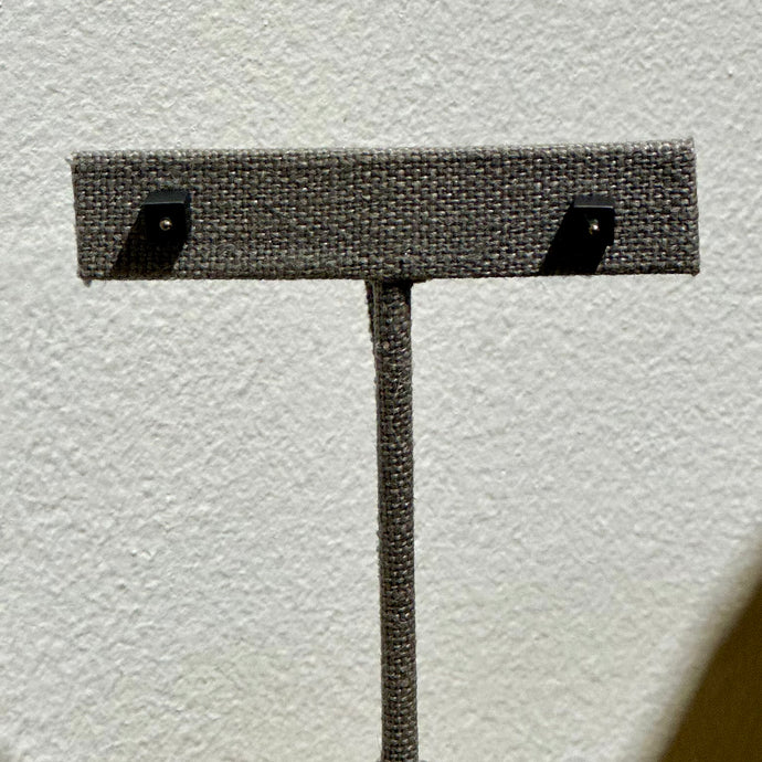 Hand Forged Cube Metal Earrings