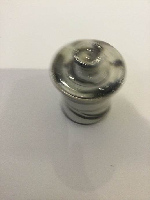 HAND THROWN PITT BLACK AND WHITE SUGAR BOWL