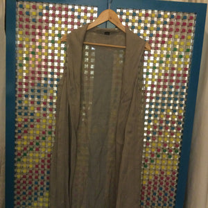 XVA Biege Sheer Vest