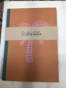 A5 NOTEBOOK GATEFOLD, PALM TREE