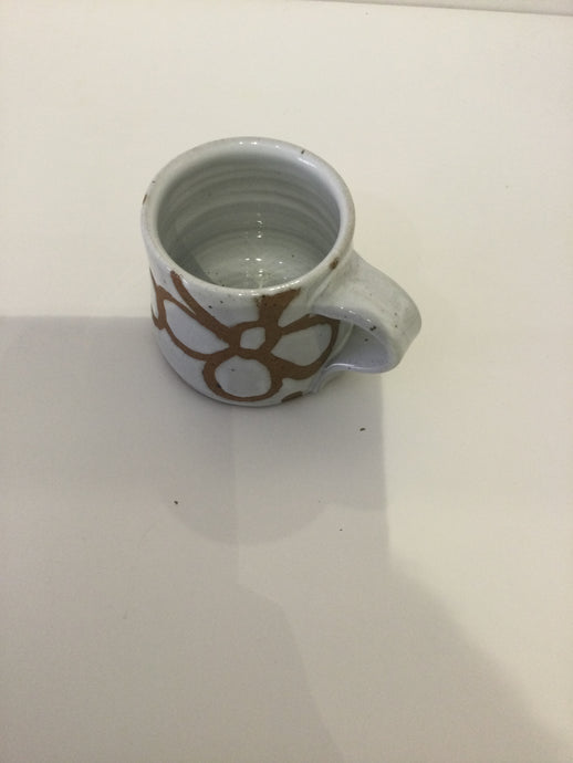 FLOWER MUGS HAND THROWN